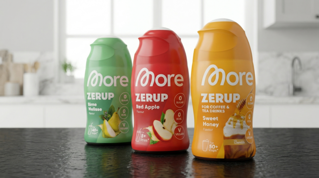 More ZERUP im Test mit den Sorten Red Apple, Birne-Melisse und Sweet Honey